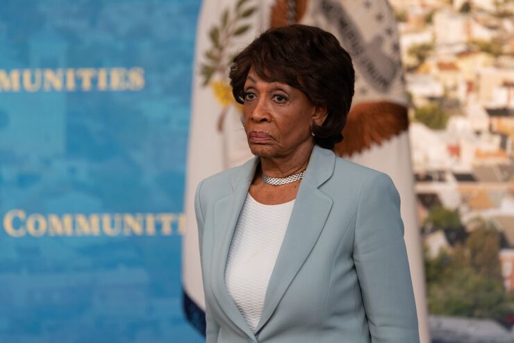 “Appointed on June 23 as acting director, Ms. Thompson has needed little time to show this nation how uniquely qualified she is to serve at the helm of FHFA,” House Financial Services Chair Maxine Waters said.