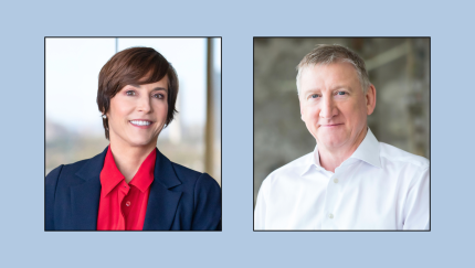 Sarah Ketterer (left) is the CEO of Causeway Capital Management, while Harry Hartford (right) is the firm's president. They founded the firm in 2001.