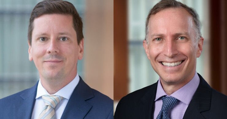 Jay Connelly, managing director of institutional sales and trading and Sam Gruer, managing director of public finance.