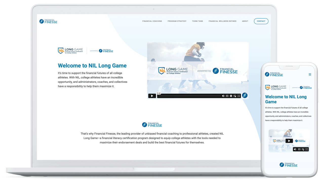 NIL Long Game, Financial Finesse