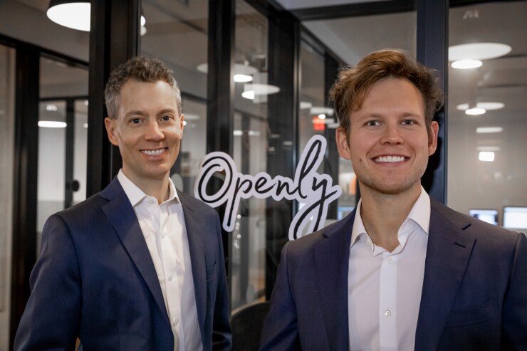 Co-founders of Openly, home insurance