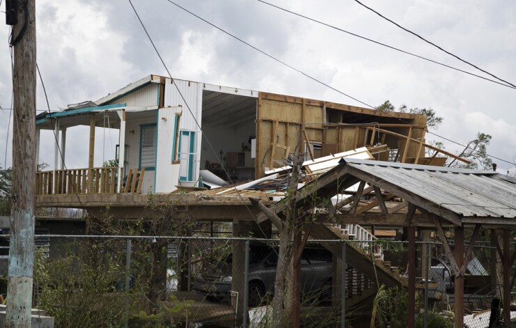 Hurricane Maria damage in Puerto Rico