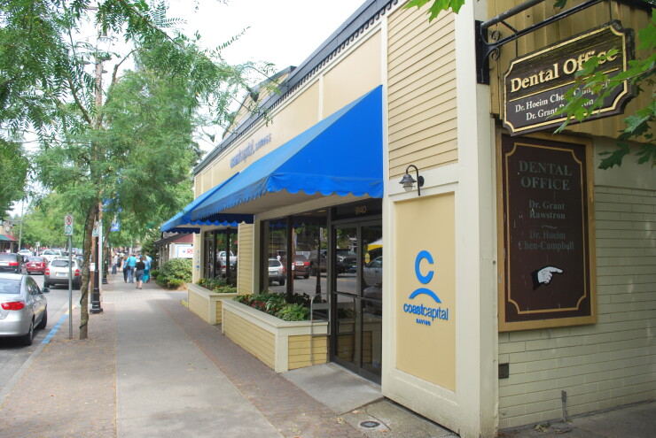 A Coast Capital Savings branch in Fort Langley, British Columbia.