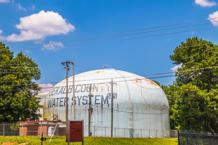 DeKalb County water storage tank