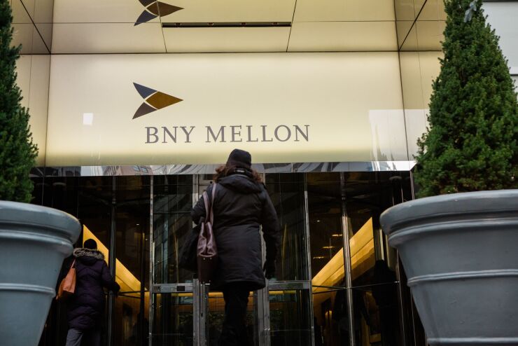 Bank of New York Mellon stock image