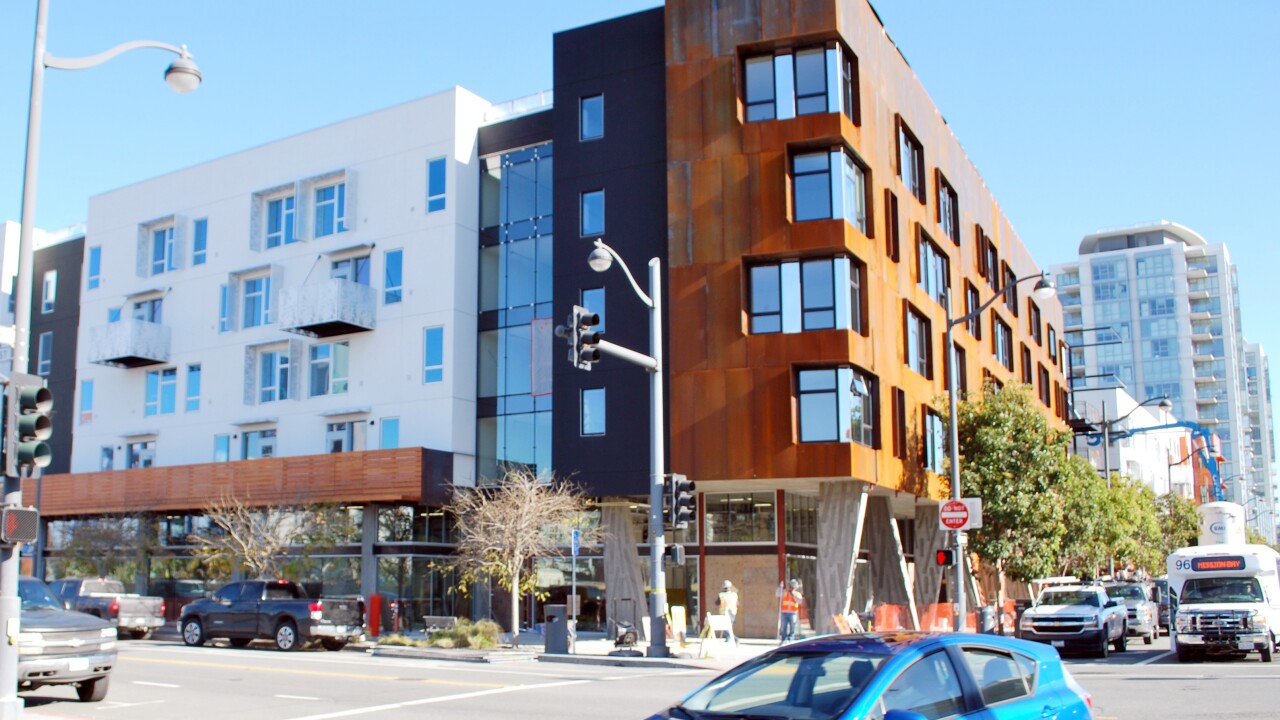 588 Mission Bay Boulevard North, which opened in 2017, is a mixed-use, transit-oriented, affordable housing development in San Francisco funded in part by the city's former redevelopment agency.