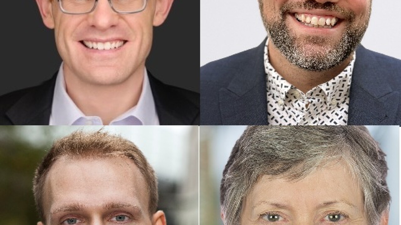 Andrew Dalton, Nathan Golia, Matthew Madsen and Ellen Carney