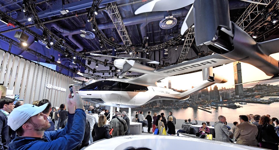 At CES, Hyundai and Uber unveiled a flying taxi prototype
