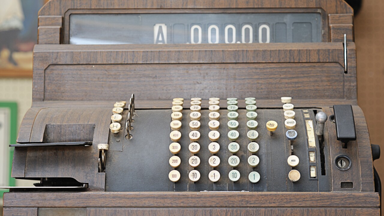 old cash register