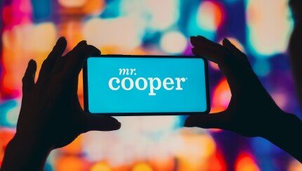 August 2, 2022. Mr. Cooper's logo on a screen.
