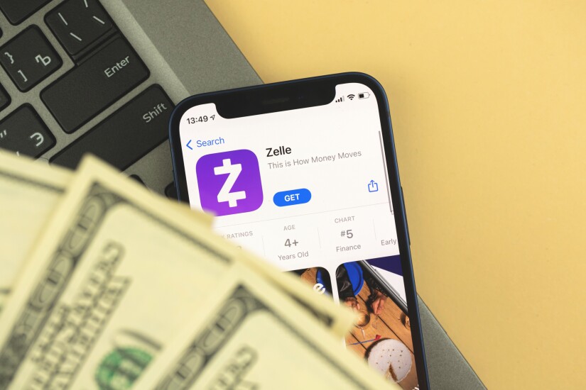 Zelle app download page