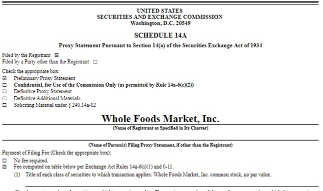SEC Proxy Statement