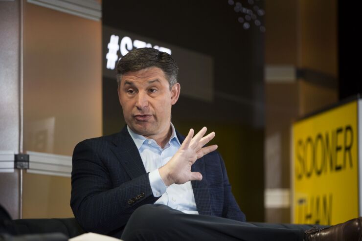 SoFi CEO Anthony Noto, seen here in 2018, said the acquisition of Golden Pacific Bank will “accelerate our pursuit to establish a national bank subsidiary.”