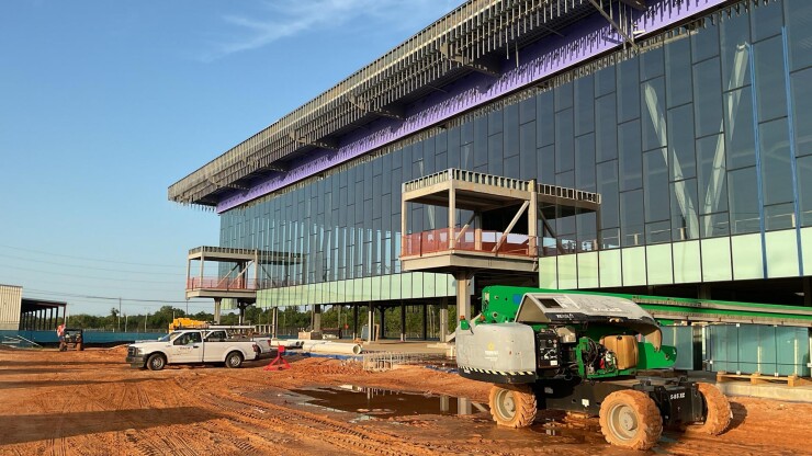 Construction of the new Mobile International Airport terminal