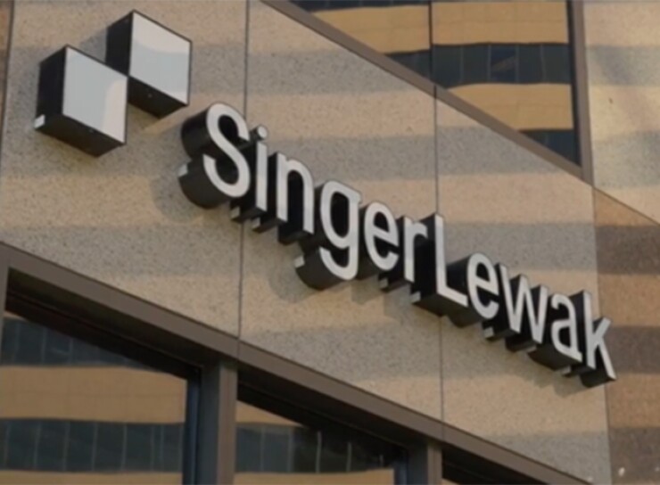 SingerLewak building logo