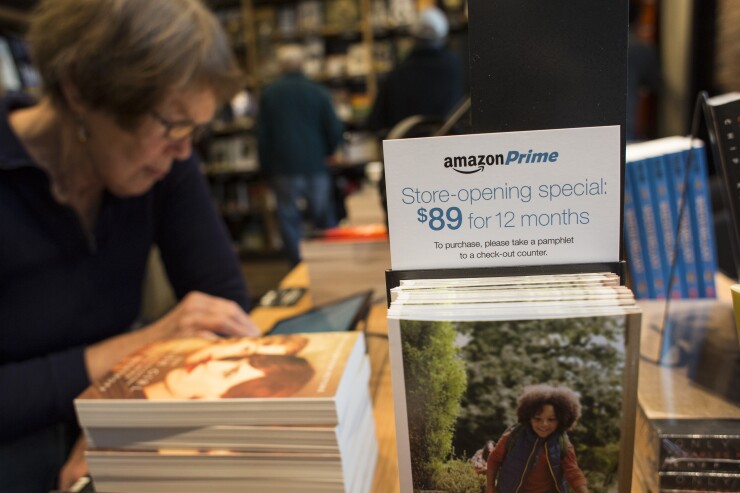 Amazon Prime in-store signage