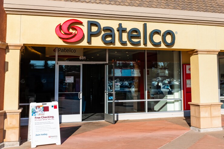 Feb 14, 2020 Milpitas / CA / USA - Patelco branch in Silicon Valley; Patelco Credit Union is a community credit union present in most of Northern California, particularly the San Francisco Bay Area