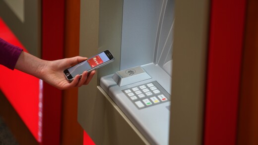 Wells Fargo said in October 2017 that it is upgrading its 13,000 ATMs to let customers withdraw money and conduct other transactions using Apple Pay, Android Pay and Samsung Pay instead of a debit card.