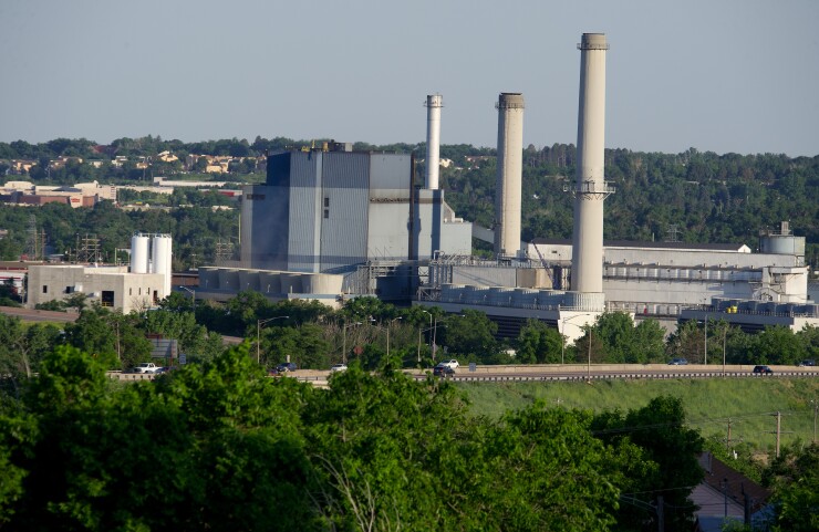 The coal-fired Drake Power Plant in Colorado Springs, Colorado.