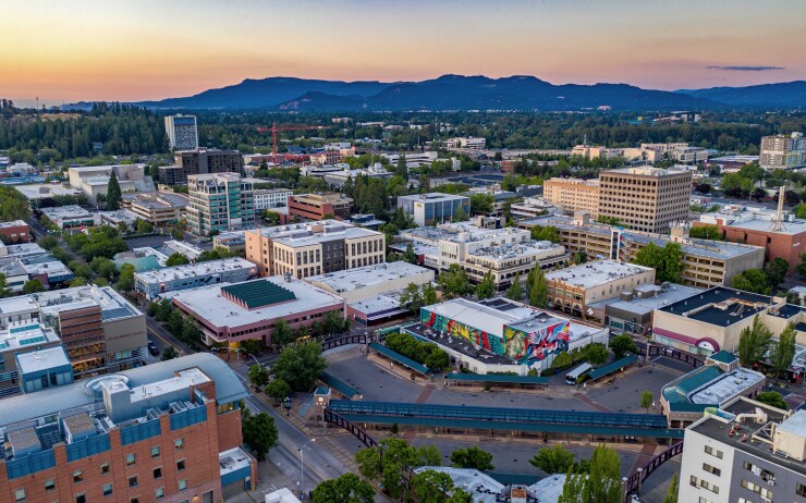 A view of Eugene, Oregon