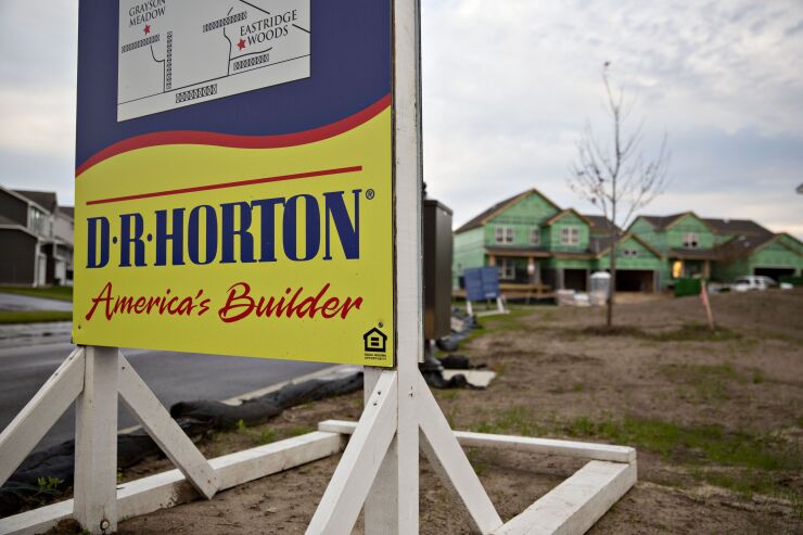 Construction At The D.R. Horton Inc. Eastridge Woods Development Ahead Of Earnings Figures