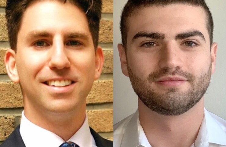 Matthew Gerstenfeld (left), CEO and co-founder of Munichain, and Michael Lieberman (right), co-founder and head of product management at Munichain, are rolling out the company's wofflow management tool.