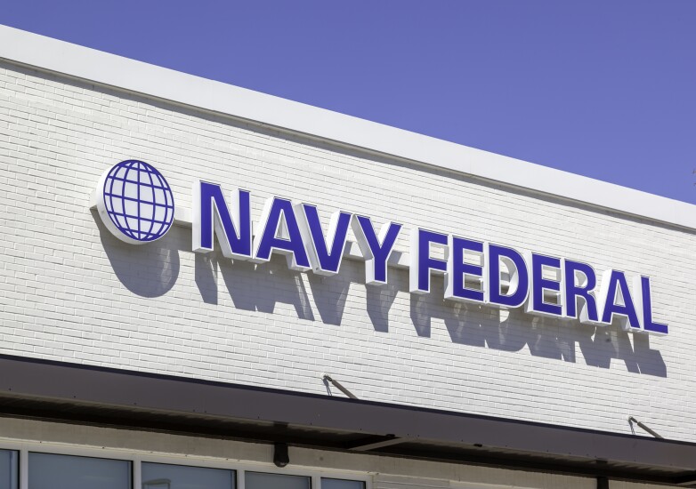 Charleston, South Carolina, USA - February 28, 2020: One of the Navy Federal bank branch in Charleston, South Carolina, USA, the largest natural member credit union in the United States.