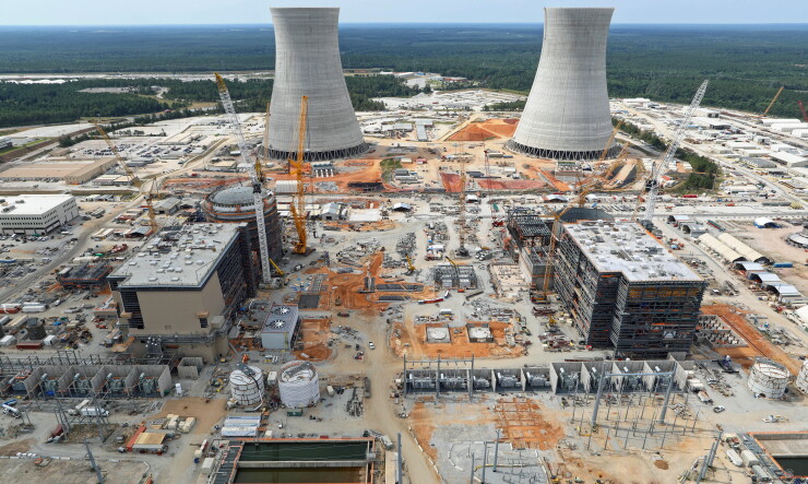 Georgia's Plant Vogtle nuclear reactor site in July 2019.