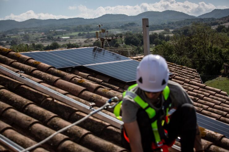 solar panel installation
