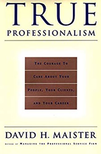 Book cover - True Professionalism
