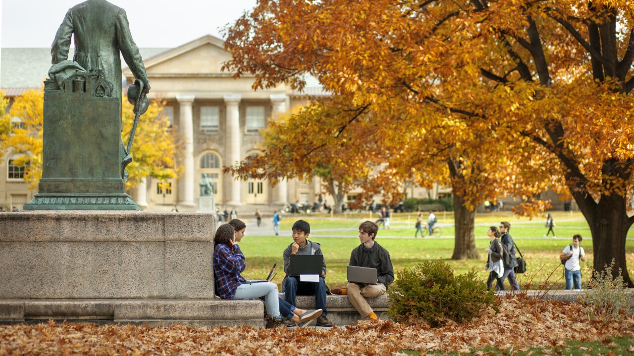 Cornell University campus shot