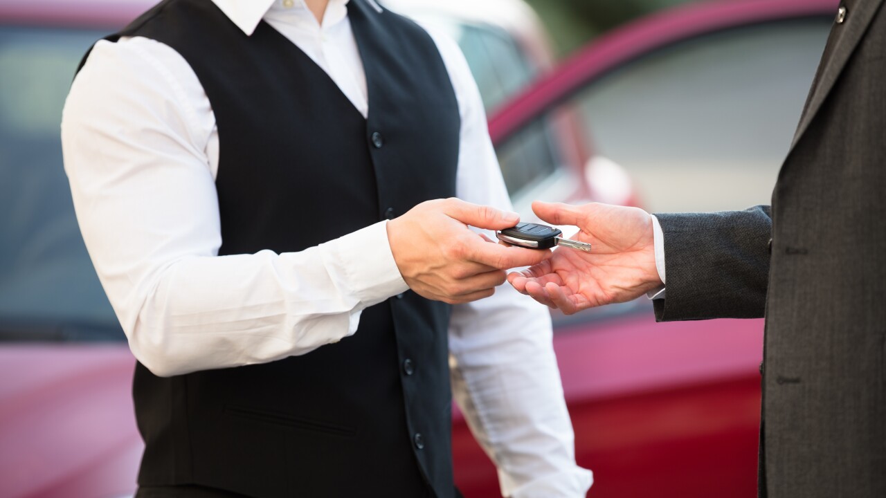Valet service