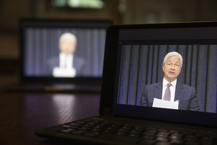 “You’ve heard from all the CEOs here that we’re making an enormous effort to try to get credit to marginalized, lower- and middle-income, majority-minorities, Black small businesses, women of color, etc.,” said JPMorgan Chase CEO Jamie Dimon.