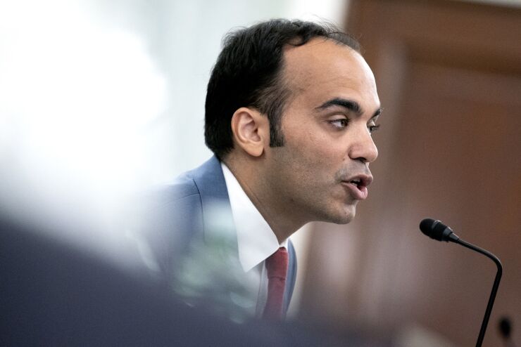 Once Rohit Chopra arrives at the CFPB, many expect he will announce a few large-scale initiatives including potentially reopening the small-dollar payday lending rule, proposing changes to the debt collection rule that is set to take effect Nov. 30, and initiating a larger participant rule for fintech installment lenders.