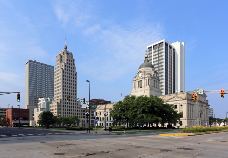 Skyline of Fort Wayne, Indiana