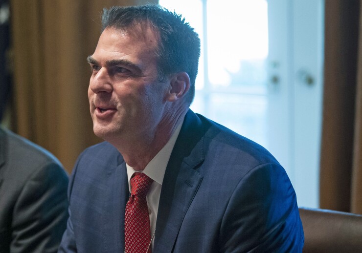 “Even if we took our savings account down to zero, we would still have 7.5% less to spend than in FY20, and we’ll likely have another significant drop for FY22,” said Oklahoma Gov. Kevin Stitt.