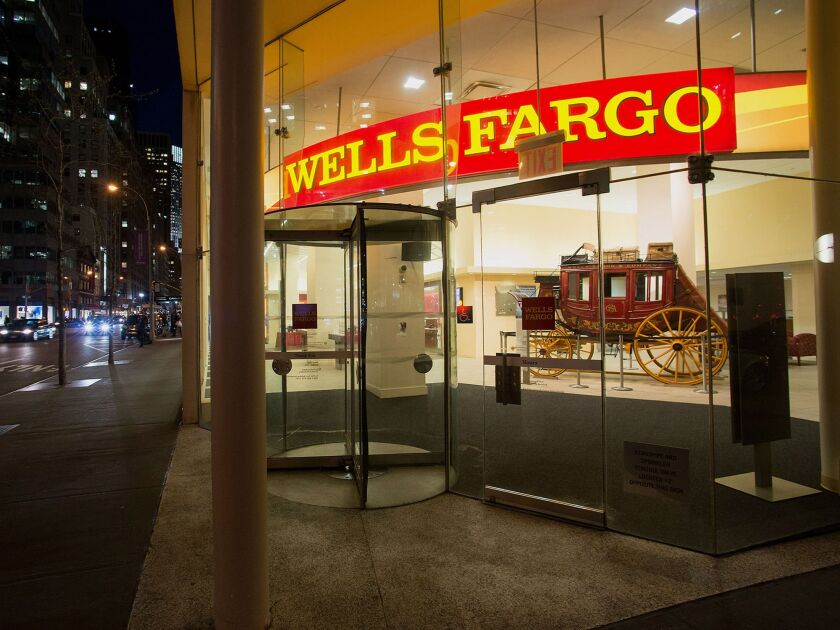 Wells Fargo had 274,900 employees as of Sept. 30.