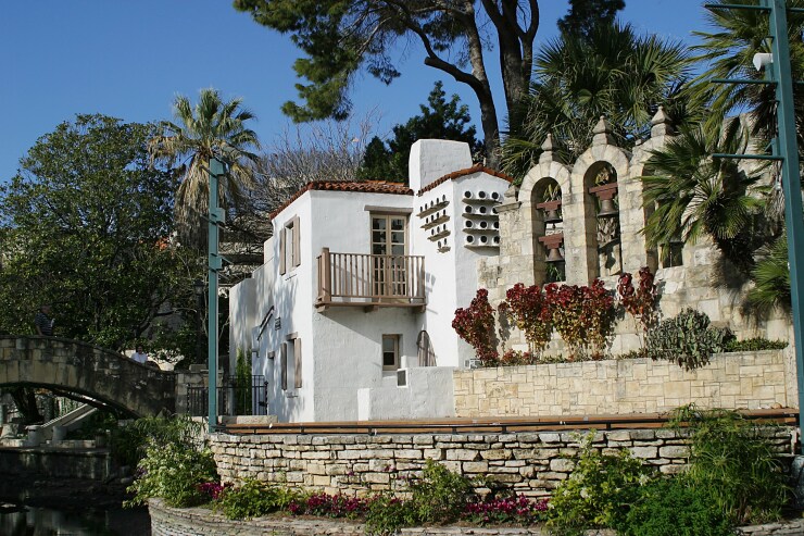 The Arneson River Theater on San Antonio's River Walk is among scores of historical sites in the Alamo City.