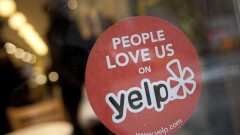 Yelp sticker