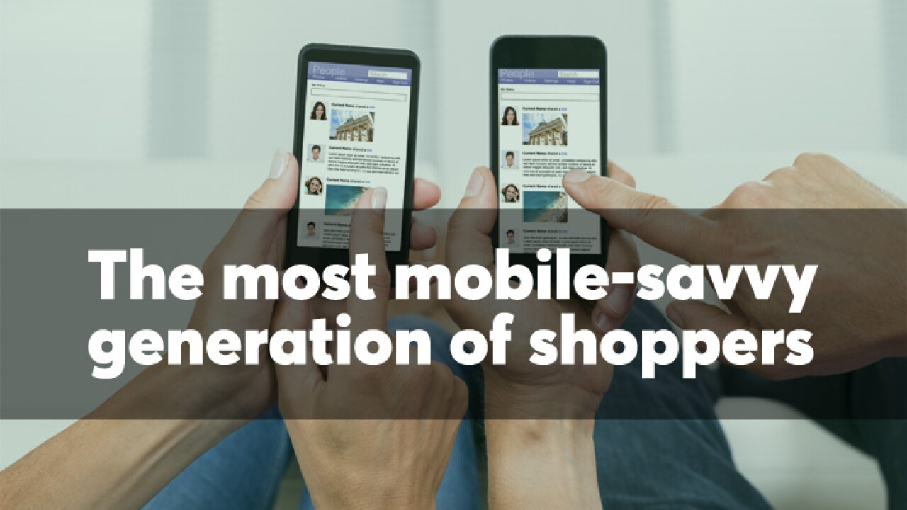 The most mobile-savvy generation of shoppers