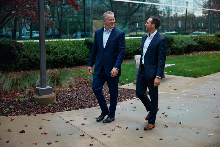 Jeff Dobyns (left) is the president of Franklin, Tennessee-based SageSpring Wealth Partners and Drew McMillin is a partner with the firm.