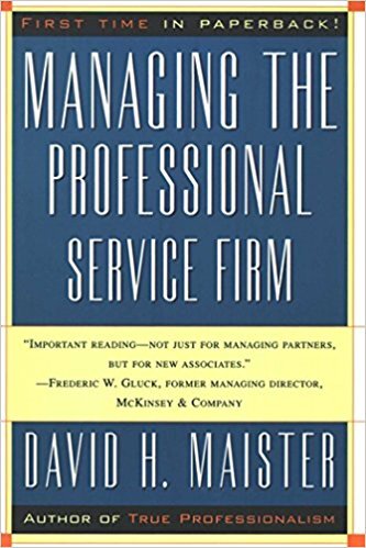 Book cover - Managing the Professional Services Firm