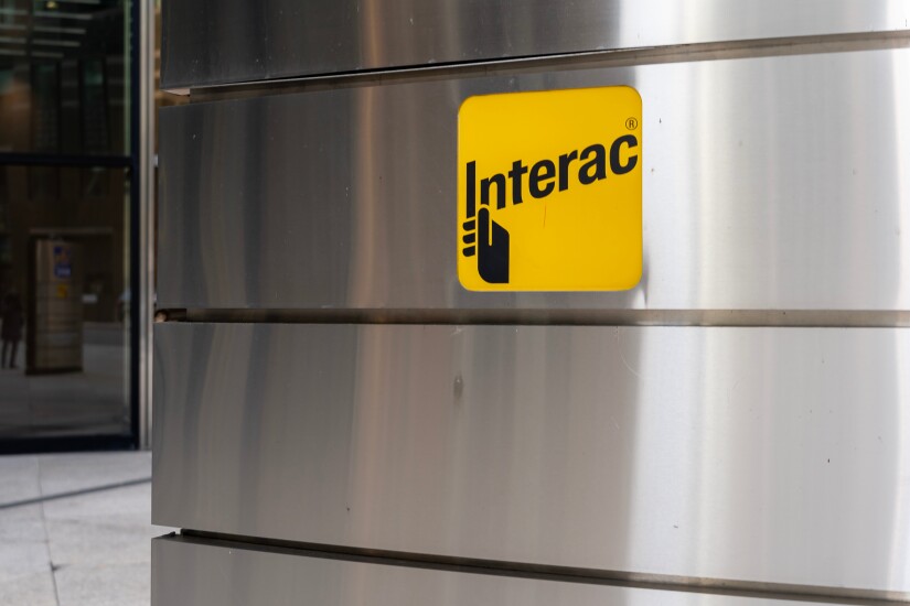 Interac sign