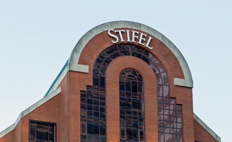 Stifel sign on a building