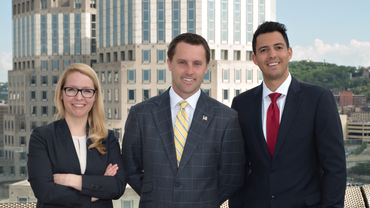 L-R: Leigh Anne Gage, Thomas Lieser, Thomas Awadalla