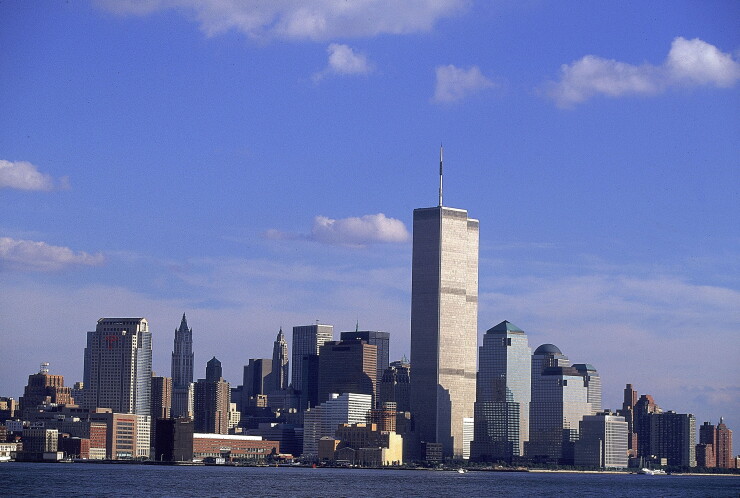 A picture of the World Trade Center in New York before the Sept. 11, 2001, attacks.