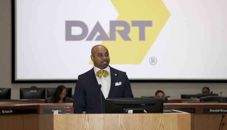 Randall Bryant, chair of Dallas Area Rapid Transit board of directors