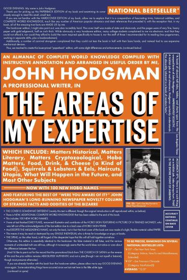 The Areas of My Expertise by John Hodgman.jpg