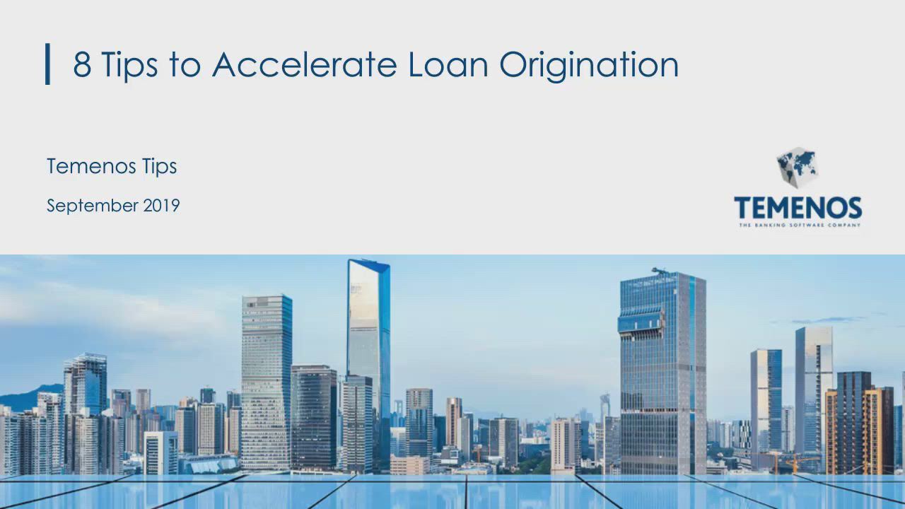 Video for 8 tips to accelerate loan origination