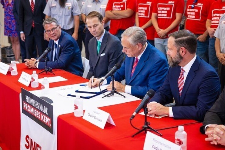 Texas Gov. Greg Abbott signs water legislation